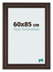 Bilderrahmen 60x85cm Eiche Dunkel MDF Lazio Vorne Messe | Yourdecoration.de