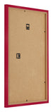 Bilderrahmen 60x85cm Rot MDF Bologna Ruckseite Schrag | Yourdecoration.de