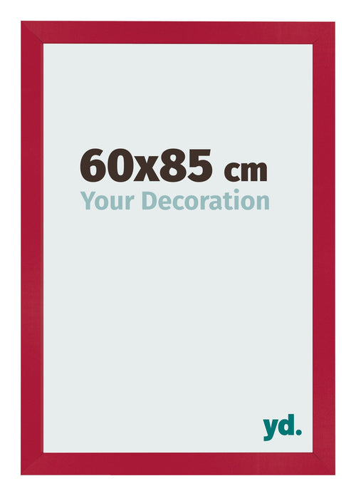 Bilderrahmen 60x85cm Rot MDF Bologna Vorne Messe | Yourdecoration.de