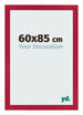 Bilderrahmen 60x85cm Rot MDF Bologna Vorne Messe | Yourdecoration.de