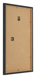 Bilderrahmen 60x85cm Schwarz Gemasert MDF Bologna Ruckseite Schrag | Yourdecoration.de
