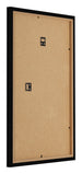 Bilderrahmen 60x85cm Schwarz Hochglanz MDF Bologna Ruckseite Schrag | Yourdecoration.de