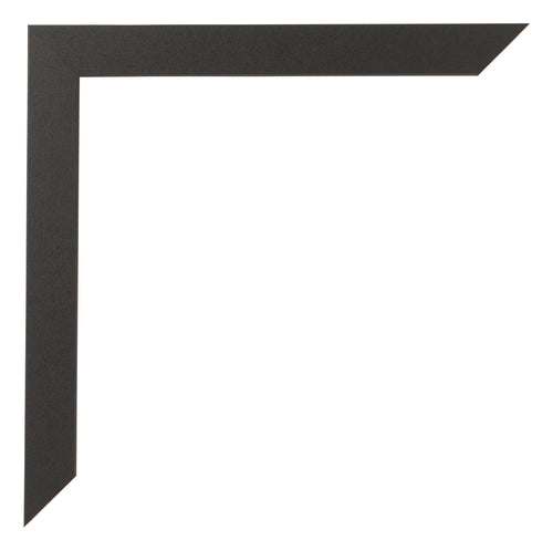 Bilderrahmen 60x85cm Schwarz Matt MDF Bologna Detail Ecke | Yourdecoration.de