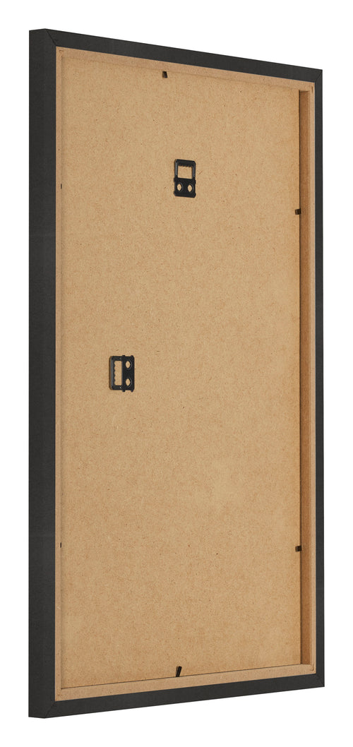 Bilderrahmen 60x85cm Schwarz Matt MDF Bologna Ruckseite Schrag | Yourdecoration.de