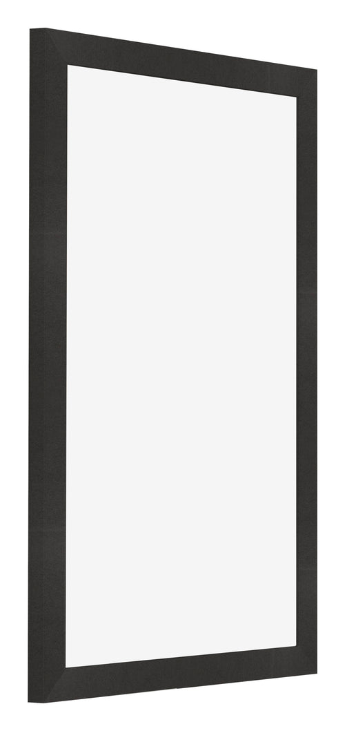 Bilderrahmen 60x85cm Schwarz Matt MDF Bologna Vorne Schrag | Yourdecoration.de