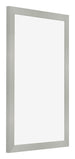 Bilderrahmen 60x85cm Silber Matt MDF Bologna Vorne Schrag | Yourdecoration.de