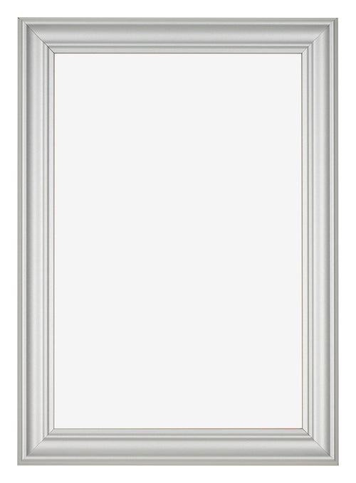 Bilderrahmen 60x85cm Silber Matt MDF Lazio Vorne | Yourdecoration.de