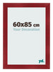 Bilderrahmen 60x85cm Weinrot Gewischt MDF Pisa Vorne Messe | Yourdecoration.de
