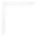 Bilderrahmen 60x85cm Weiss Hochglanz MDF Bologna Detail Ecke | Yourdecoration.de