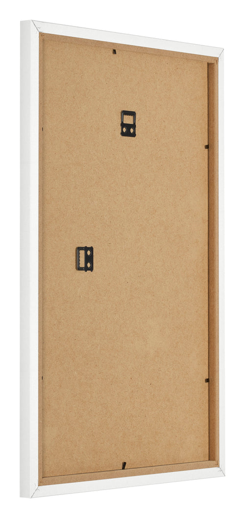 Bilderrahmen 60x85cm Weiss Hochglanz MDF Bologna Ruckseite Schrag | Yourdecoration.de