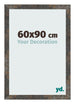 Bilderrahmen 60x90 cm Oxidiertes Metall MDF Bologna Vorne Messe | Yourdecoration.de