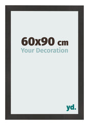 Bilderrahmen 60x90 cm Schwarz Matt MDF Bologna Vorne Messe | Yourdecoration.de