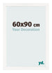 Bilderrahmen 60x90 cm Weiss Hochglanz MDF Bologna Vorne Messe | Yourdecoration.de