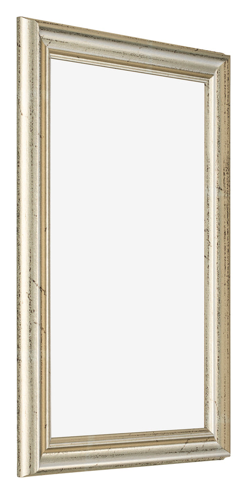 Bilderrahmen 60x90cm Metallglanz MDF Lazio Vorne Schrag | Yourdecoration.de