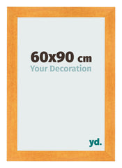 Bilderrahmen 60x90cm Orange MDF Pisa Vorne Messe | Yourdecoration.de