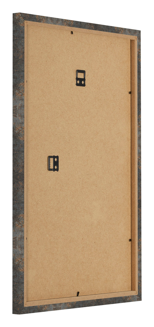 Bilderrahmen 60x90cm Oxidiertes Metall MDF Bologna Ruckseite Schrag | Yourdecoration.de