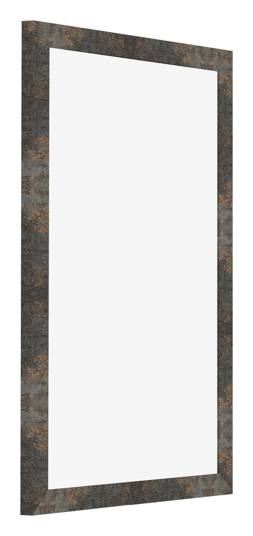 Bilderrahmen 60x90cm Oxidiertes Metall MDF Bologna Vorne Schrag | Yourdecoration.de