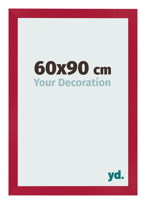 Bilderrahmen 60x90cm Rot MDF Bologna Vorne Messe | Yourdecoration.de
