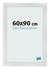 Bilderrahmen 60x90cm Silber Schwarz Gewischt MDF Pisa Vorne Messe | Yourdecoration.de