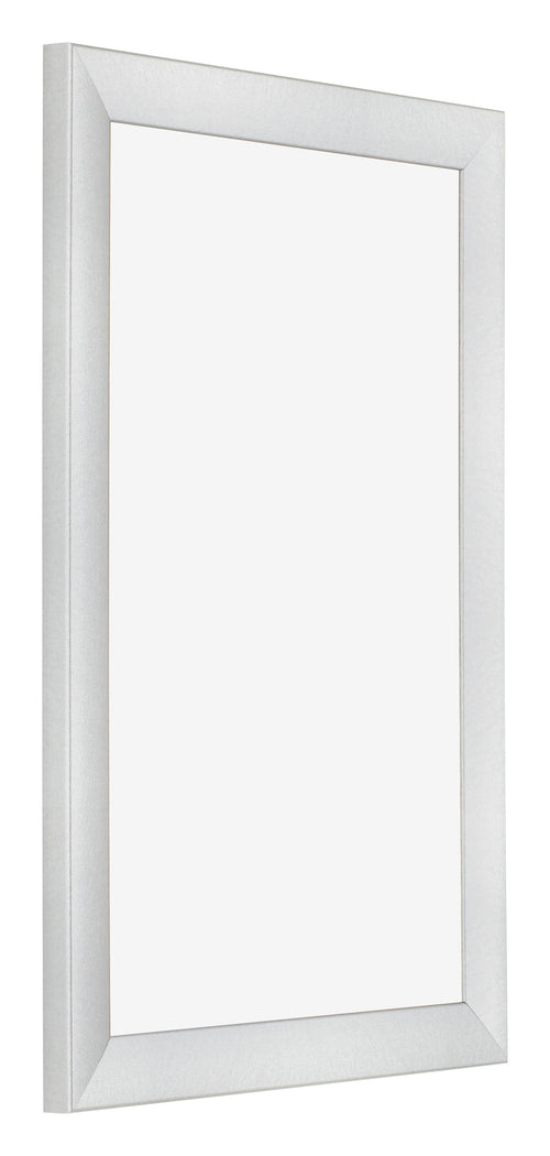Bilderrahmen 60x90cm Silber Schwarz Gewischt MDF Pisa Vorne Schrag | Yourdecoration.de