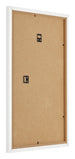 Bilderrahmen 60x90cm Weiss Hochglanz MDF Bologna Ruckseite Schrag | Yourdecoration.de