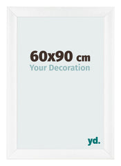 Bilderrahmen 60x90cm Weiß Vintage MDF Pisa Vorne Messe | Yourdecoration.de