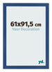 Bilderrahmen 61x91 5 cm Dunkelblau MDF Bologna Vorne Messe | Yourdecoration.de