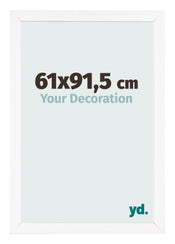 Bilderrahmen 61x91 5 cm Weiss Matt MDF Bologna Vorne Messe | Yourdecoration.de