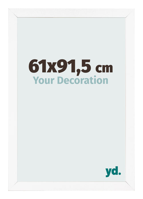 Bilderrahmen 61x91 5 cm Weiss Matt MDF Bologna Vorne Messe | Yourdecoration.de