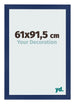 Bilderrahmen 61x91 5cm Dunkelblau Gewischt MDF Bologna Vorne Messe | Yourdecoration.de