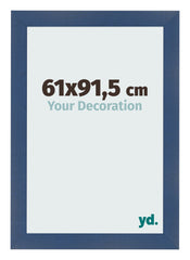 Bilderrahmen 61x91 5cm Dunkelblau Gewischt MDF Pisa Vorne Messe | Yourdecoration.de