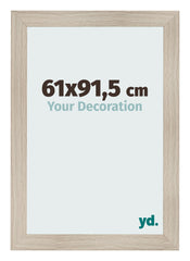 Bilderrahmen 61x91 5cm Eiche Rustikal MDF Pisa Vorne Messe | Yourdecoration.de