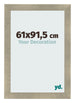 Bilderrahmen 61x91 5cm Gold Vintage MDF Pisa Vorne Messe | Yourdecoration.de