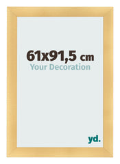 Bilderrahmen 61x91 5cm Gold Vintage MDF Pisa Vorne Messe | Yourdecoration.de