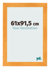 Bilderrahmen 61x91 5cm Orange MDF Pisa Vorne Messe | Yourdecoration.de