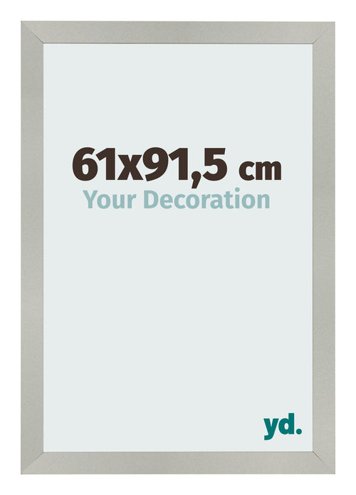 Bilderrahmen 61x91 5cm Silber Matt MDF Bologna Vorne Messe | Yourdecoration.de