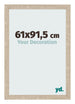 Bilderrahmen 61x91 5cm Sonoma Eiche MDF Bologna Vorne Messe | Yourdecoration.de