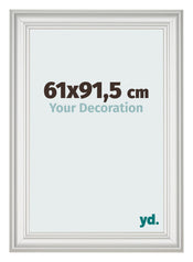 Bilderrahmen 61x91 5cm Weiss Gewischt MDF Lazio Vorne Messe | Yourdecoration.de