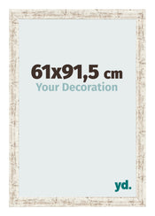 Bilderrahmen 61x91 5cm Weiß Vintage MDF Bologna Vorne Messe | Yourdecoration.de