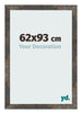 Bilderrahmen 62x93 cm Oxidiertes Metall MDF Bologna Vorne Messe | Yourdecoration.de