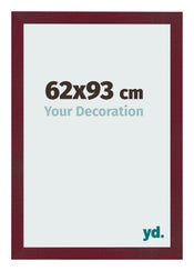 Bilderrahmen 62x93 cm Weinrot Gewischt MDF Bologna Vorne Messe | Yourdecoration.de