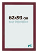 Bilderrahmen 62x93 cm Weinrot Gewischt MDF Bologna Vorne Messe | Yourdecoration.de