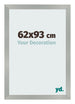 Bilderrahmen 62x93cm Aluminium Gebürstet MDF Bologna Vorne Messe | Yourdecoration.de
