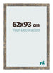 Bilderrahmen 62x93cm Blau Gold Meliert MDF Bologna Vorne Messe | Yourdecoration.de