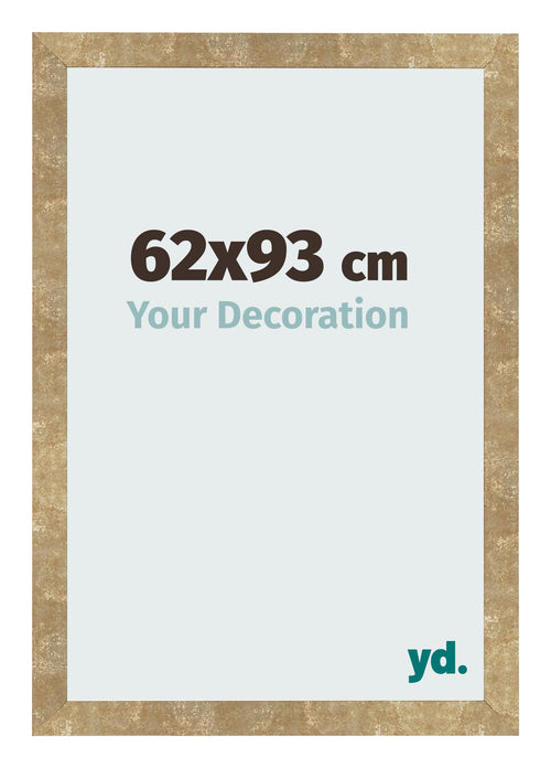 Bilderrahmen 62x93cm Gold Antik MDF Bologna Vorne Messe | Yourdecoration.de