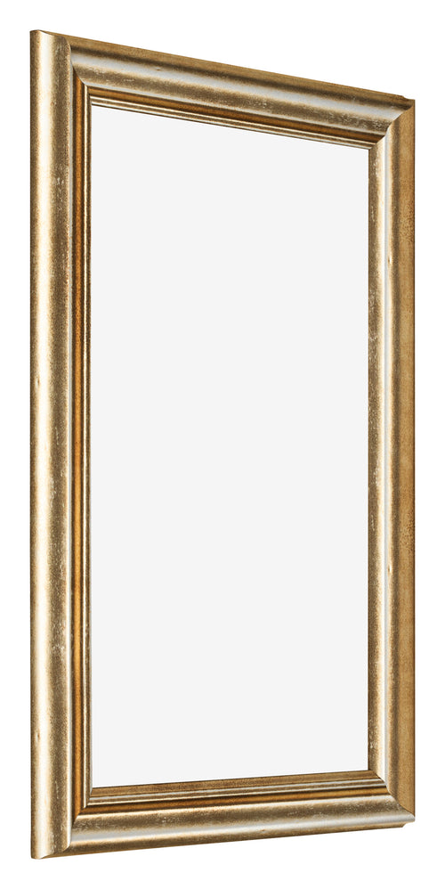 Bilderrahmen 62x93cm Gold Antik MDF Lazio Vorne Schrag | Yourdecoration.de