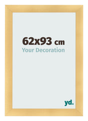 Bilderrahmen 62x93cm Gold Vintage MDF Pisa Vorne Messe | Yourdecoration.de