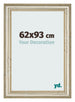 Bilderrahmen 62x93cm Metallglanz MDF Lazio Vorne Messe | Yourdecoration.de