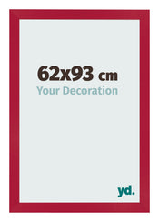 Bilderrahmen 62x93cm Rot MDF Bologna Vorne Messe | Yourdecoration.de