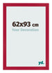 Bilderrahmen 62x93cm Rot MDF Bologna Vorne Messe | Yourdecoration.de